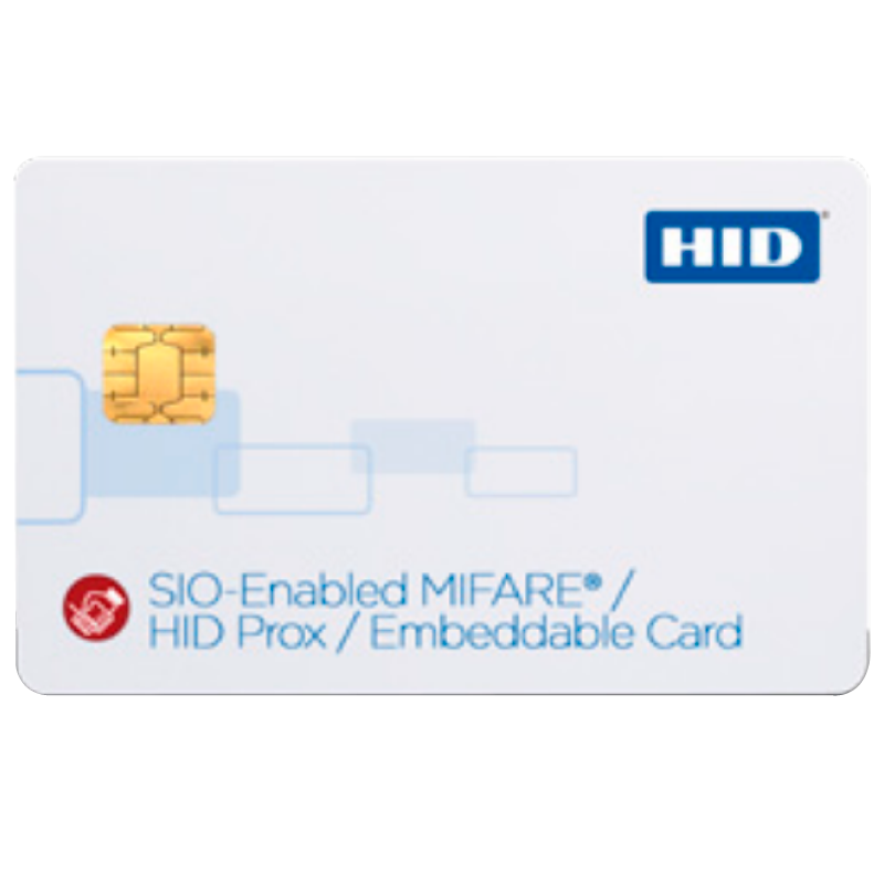 Tarjeta Fresable HID® SIO™ MIFARE™ 1K Multilaminada Compuesta//HID® SIO™ MIFARE™ 1K Embeddable Composite Card