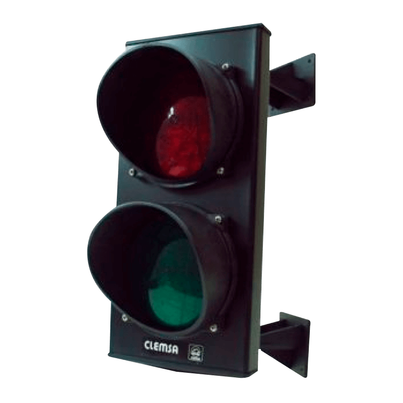 Semáforo SF 424 de LED Rojo y Verde a 24V//Traffic light SF 424 of Red and Green LED to 24V