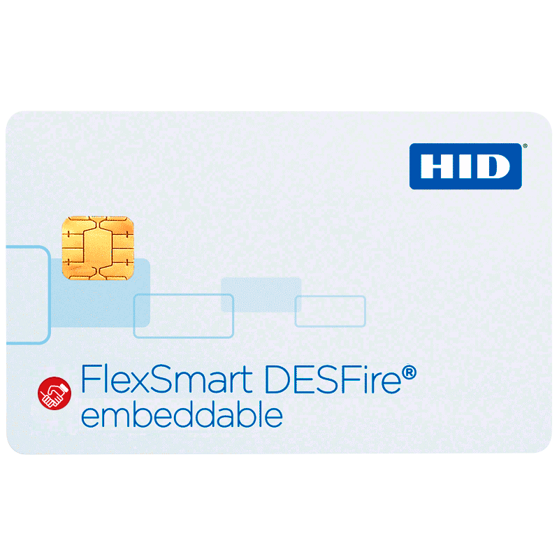 Tarjeta Fresable HID® SIO™ DESFire™ Multilaminada Compuesta//HID® SIO™ DESFire™ Embeddable Composite Card