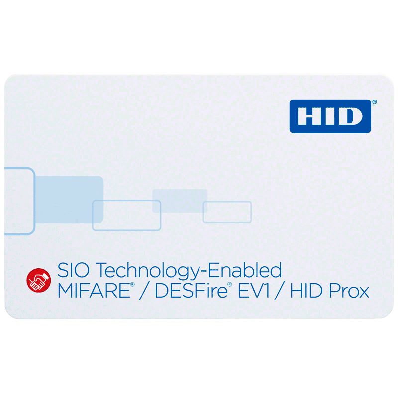 Tarjeta HID® SIO™ DESFire™ + Prox//HID® SIO™ DESFire™ + Prox Card