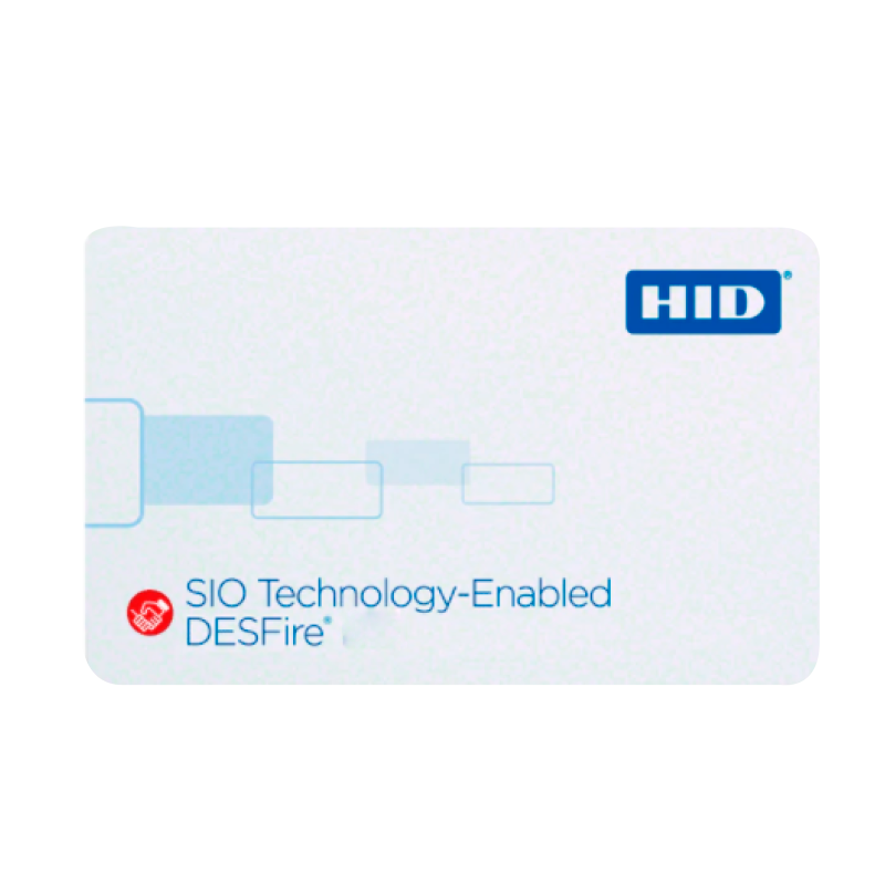 Tarjeta HID® SIO™ DESFire™ EV2 + Prox Multilaminada Compuesta//HID® SIO™ DESFire™ EV2 + Prox Embeddable Composite Card