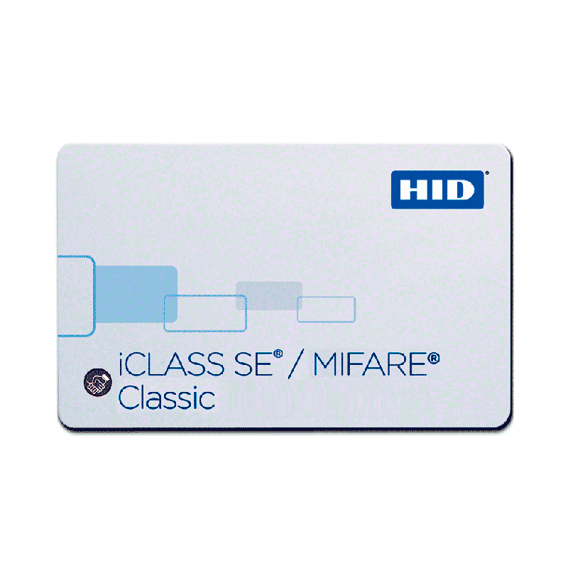 Tarjeta HID® iCLASS™ SE™ 32k (16k/2 + 16k/1) + MIFARE™ 4K//HID® iCLASS™ SE™ 32k (16k/2 + 16k/1) + MIFARE™ 4K Card