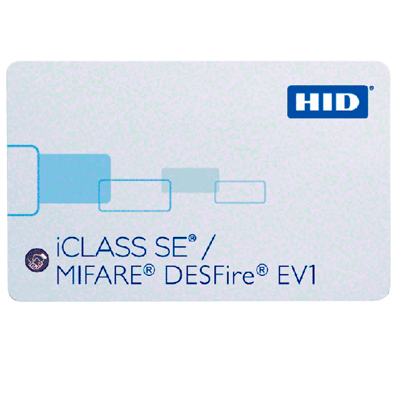 Tarjeta HID® iCLASS™ SE™ 32k (16k/2 + 16k/1) + DESFire™ Multilaminada Compuesta//HID® iCLASS™ SE™ 32k (16k/2 + 16k/1) + DESFire™ Composite Card