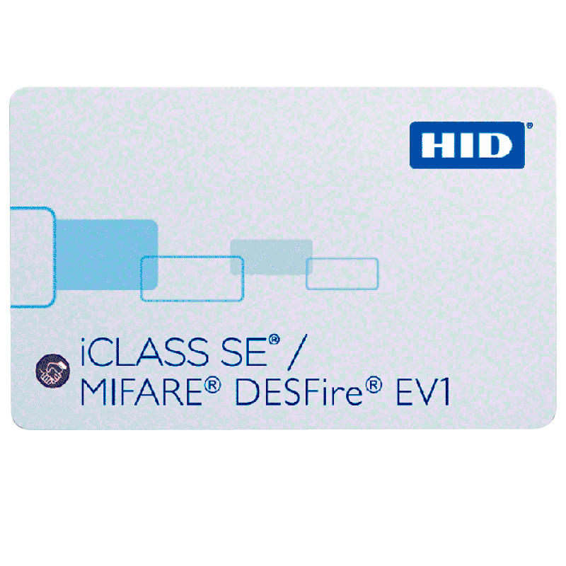 Tarjeta HID® iCLASS™ SE™ 32k (16k/16 + 16k/1) + DESFire™ Multilaminada Compuesta//HID® iCLASS™ SE™ 32k (16k/16 + 16k/1) + DESFire™ Composite Card