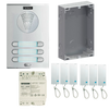 Kit FERMAX® CITY™ 4+N 6/L (Placa CITY™ y Telefonillos LOFT™)//FERMAX® CITY™ 4+N 6/L Kit (CITY™ Entry Panel and LOFT™ Phones)