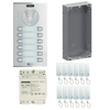 Kit FERMAX® CITY™ 4+N 12/L (Placa CITY™ y Telefonillos LOFT™)//FERMAX® CITY™ 4+N 12/L Kit (CITY™ Entry Panel and LOFT™ Phones)