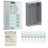 Kit FERMAX® CITY™ 4+N 8/L (Placa CITY™ y Telefonillos LOFT™)//FERMAX® CITY™ 4+N 8/L Kit (CITY™ Entry Panel and LOFT™ Phones)