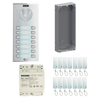 Kit FERMAX® CITY™ 4+N 14/L (Placa CITY™ y Telefonillos LOFT™)//FERMAX® CITY™ 4+N 14/L Kit (CITY™ Entry Panel and LOFT™ Phones)