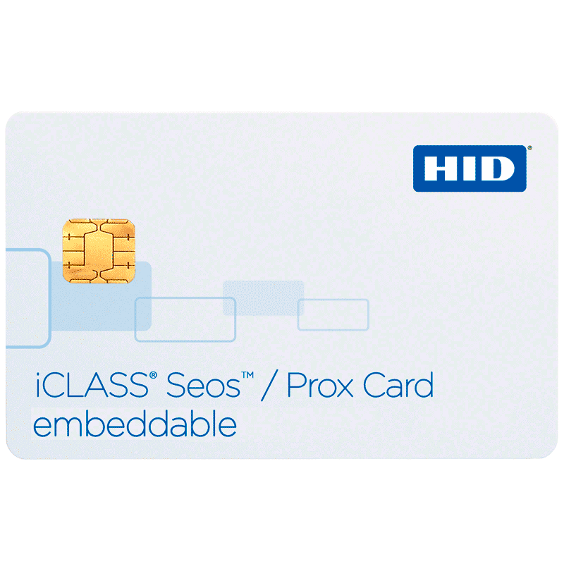 Tarjeta Fresable HID® iCLASS™ SEOS™ 8K + Prox//HID® iCLASS™ SEOS™ 8K + Prox Embeddable Composite Card