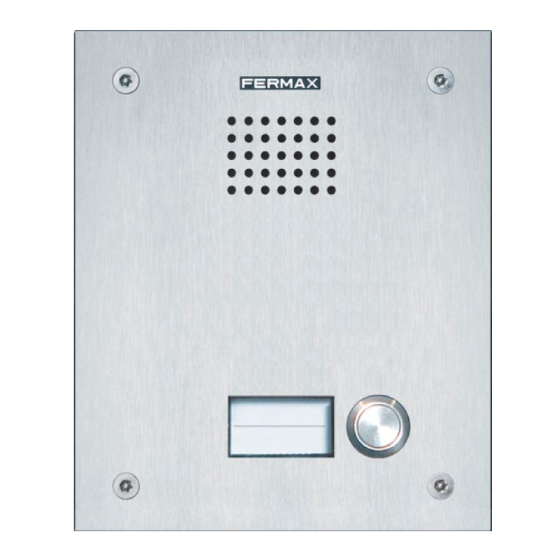 Placa FERMAX® MARINE™ DUOX™ Audio ST1 AP 101 - 1 Pulsador//FERMAX® MARINE™ DUOX™ Audio ST1 AP 101 Entry Panel - 1 Push Button