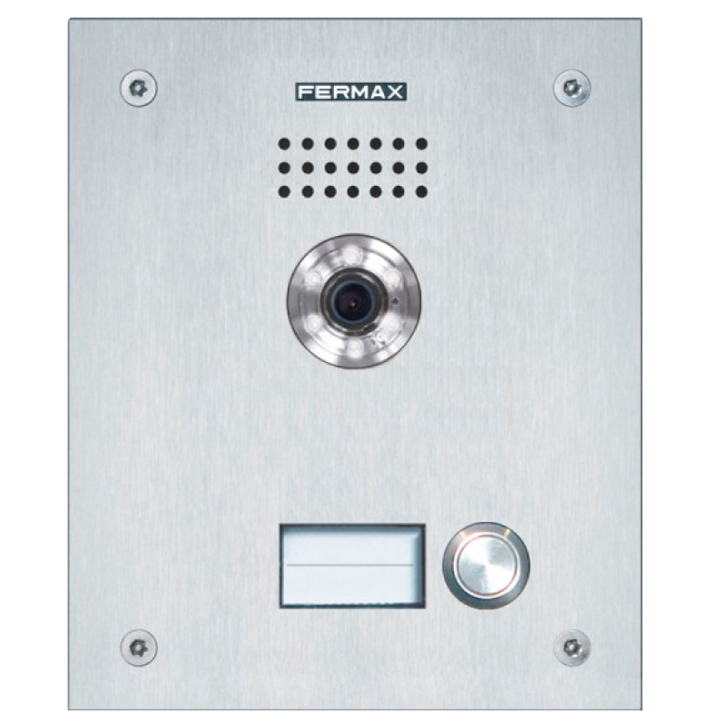 Placa FERMAX® MARINE™ VDS™ Vídeo Color ST1 CP 101 - 1 Pulsador//FERMAX® MARINE™ VDS™ ST1 CP 101 Color Video Entry Panel - 1 Push Button