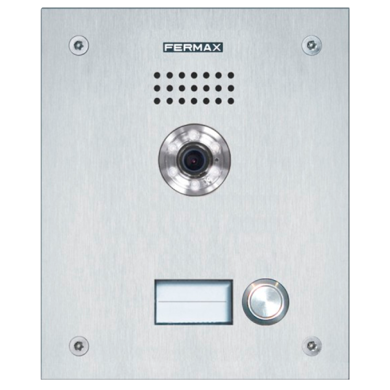 Placa FERMAX® MARINE™ DUOX™ Vídeo Color ST1 CP 101 - 1 Pulsador//FERMAX® MARINE™ DUOX™ ST1 CP 101 Color Video Entry Panel - 1 Push Button