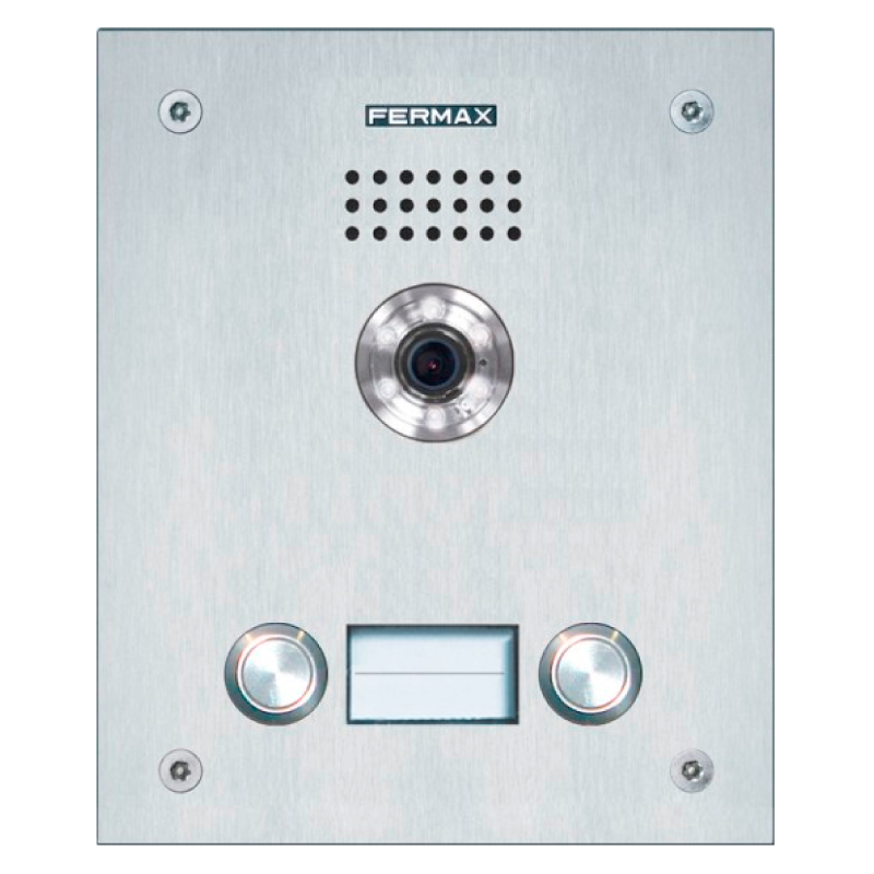 Placa FERMAX® MARINE™ VDS™ Vídeo Color ST1 CP 201 - 2 Pulsadores//FERMAX® MARINE™ VDS™ ST1 CP 201 Color Video Entry Panel - 2 Push Buttons