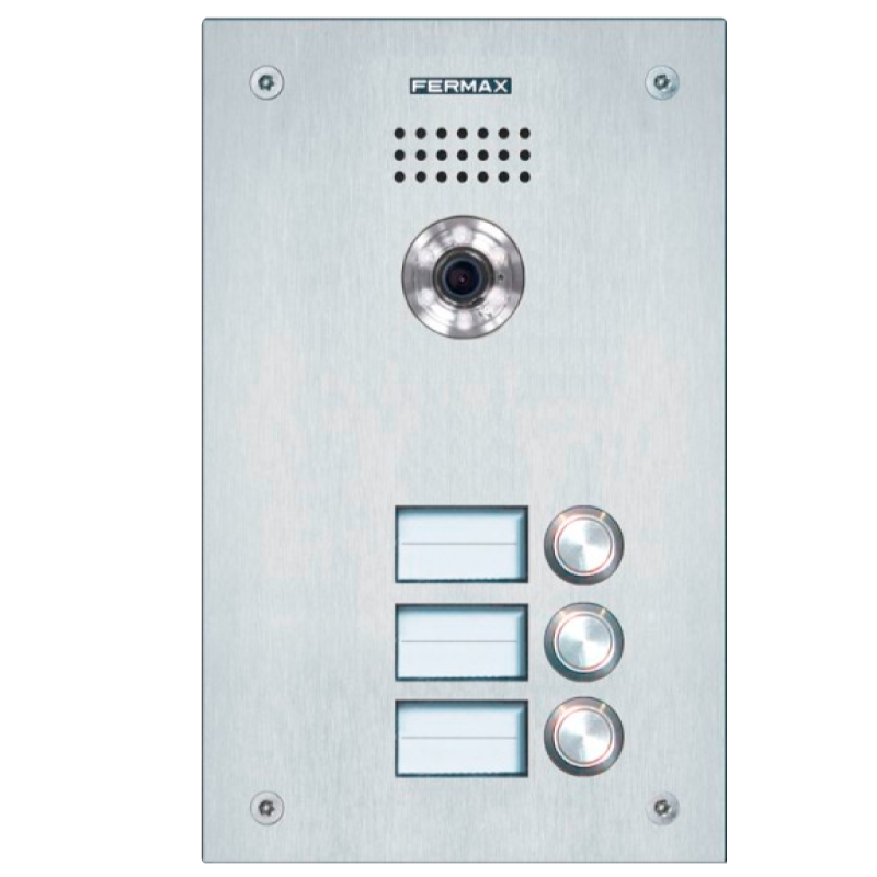 Placa FERMAX® MARINE™ VDS™ Vídeo Color ST2 CP 103 - 3 Pulsadores//FERMAX® MARINE™ VDS™ ST2 CP 103 Color Video Entry Panel - 3 Buttons