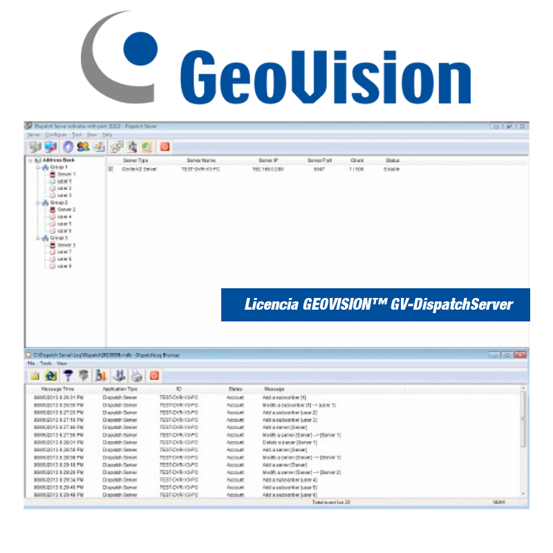 Licencia GEOVISION™ GV-DispatchServer//GEOVISION™ GV-DispatchServer Appliance