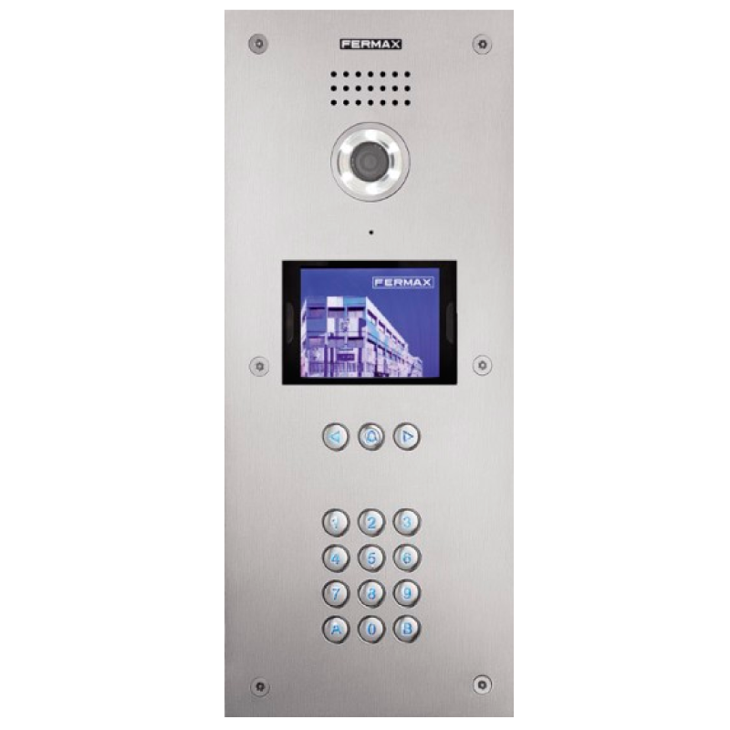 Placa FERMAX® MARINE™ DUOX™ Vídeo Color ST3 - Teclado + Display//FERMAX® MARINE™ DUOX™ Color Video ST3 Entry Panel - Keypad + Display