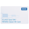 Tarjeta Multilaminada HID® iCLASS™ SEOS™ 8K + MIFARE® 4K//HID® iCLASS™ SEOS™ 8K + MIFARE® 4K Composite Card