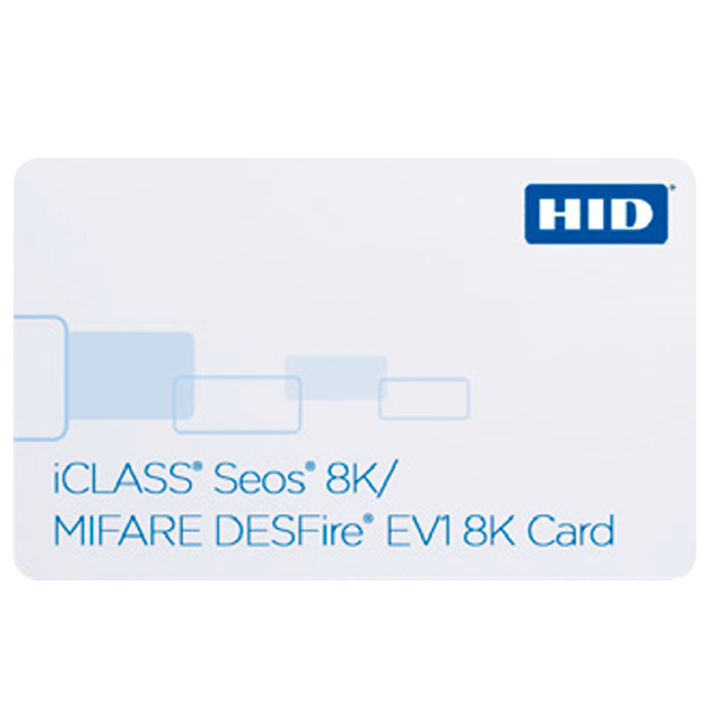 Tarjeta Multilaminada HID® iCLASS™ SEOS™ 8K + MIFARE® DESFire EV1 8K//HID® iCLASS™ SEOS™ 8K + MIFARE® DESFire EV1 8K Composite Card