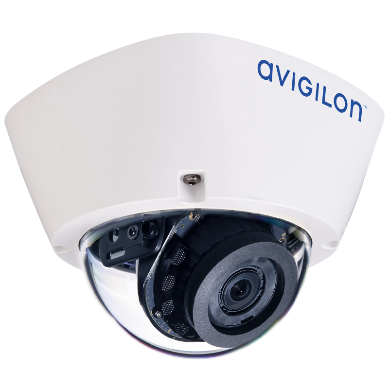 Minidomo IP AVIGILON™ H5A de 6MPx 4.9-8mm con IR//AVIGILON™ H5A with 6MPx 4.9-8mm + IR IP Mini Dome