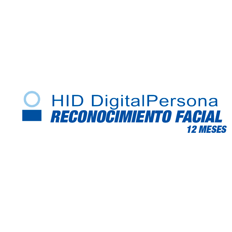Licencia HID® DigitalPersona™ de Reconocimiento Facial (Cuota para 12 Meses)//HID® DigitalPersona™ Facial Recognition License - Fee for 12 Months