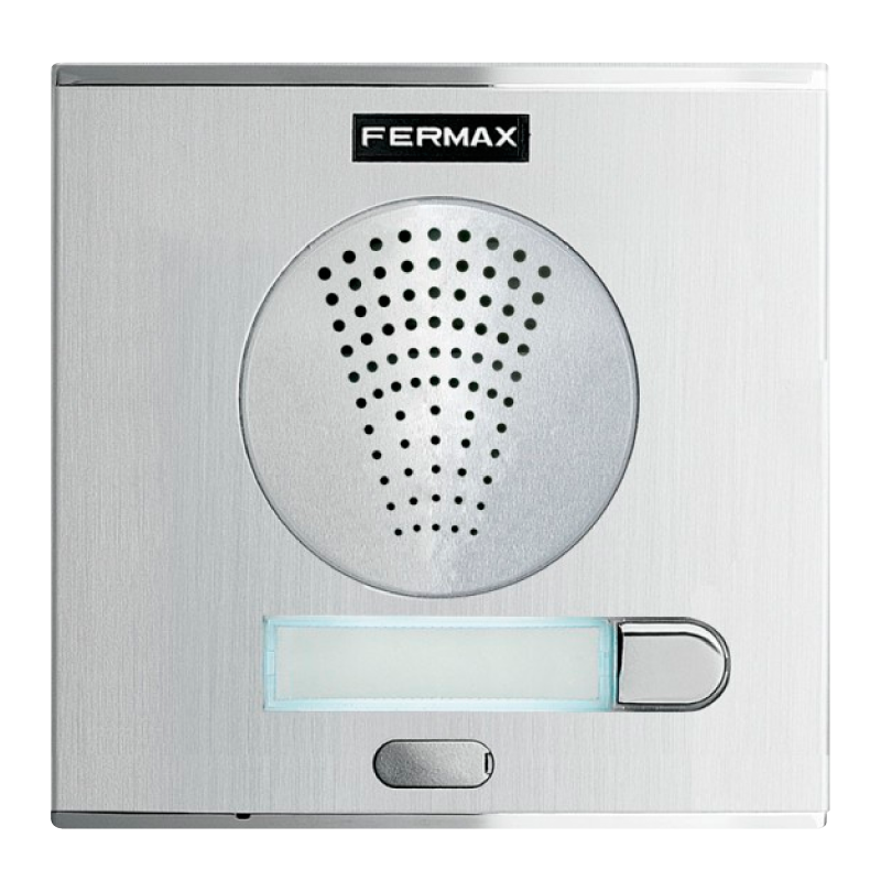 Placa FERMAX® CITY™ S1 AP101 DUOX™ (Audio) - 1 Pulsador//FERMAX® CITY™ S1 AP101 DUOX™ Entry Panel (Audio) - 1 Push Button