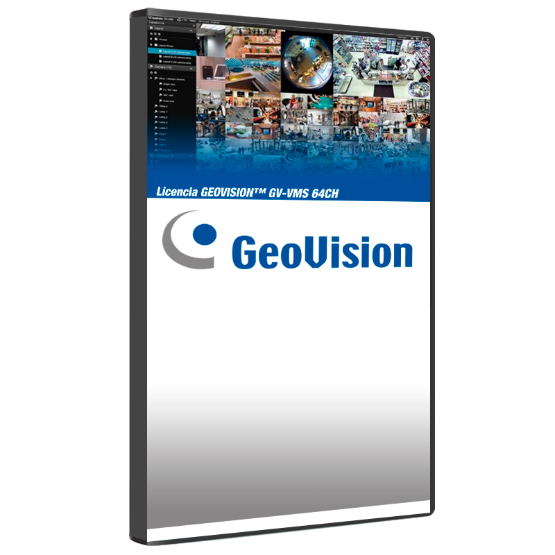 Licencia GEOVISION™ GV-VMS 64CH//GEOVISION™ GV-VMS 64-Channel License