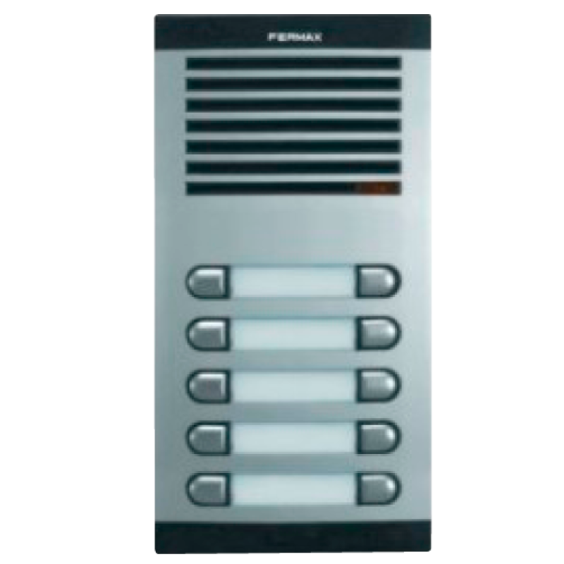 Placa de Audio FERMAX® CITY™ Classic 10L//FERMAX® CITY™ Classic 10L Audio Entry Panel