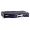 Switch Gigabit Gestionable PoE+ GEOVISION™ GV-APOE0811 de 8 Puertos PoE+ (+2SFP) - 140W//Manageable Gigabit PoE+ GEOVISION™ GV-APOE0811 8-Port PoE+ (+ 2SFP) Switch - 140W