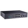 Switch Gigabit GEOVISION™ de 8 Puertos PSE/PoE+ (+2 Uplink) GV-APOE0810 para 8 Cámaras IP  - 125W//GEOVISION™ 8 Port PSE/PoE+ Gigabit Switch (+2 Uplink) GV-APOE0810 for 8 IP Cameras - 125W
