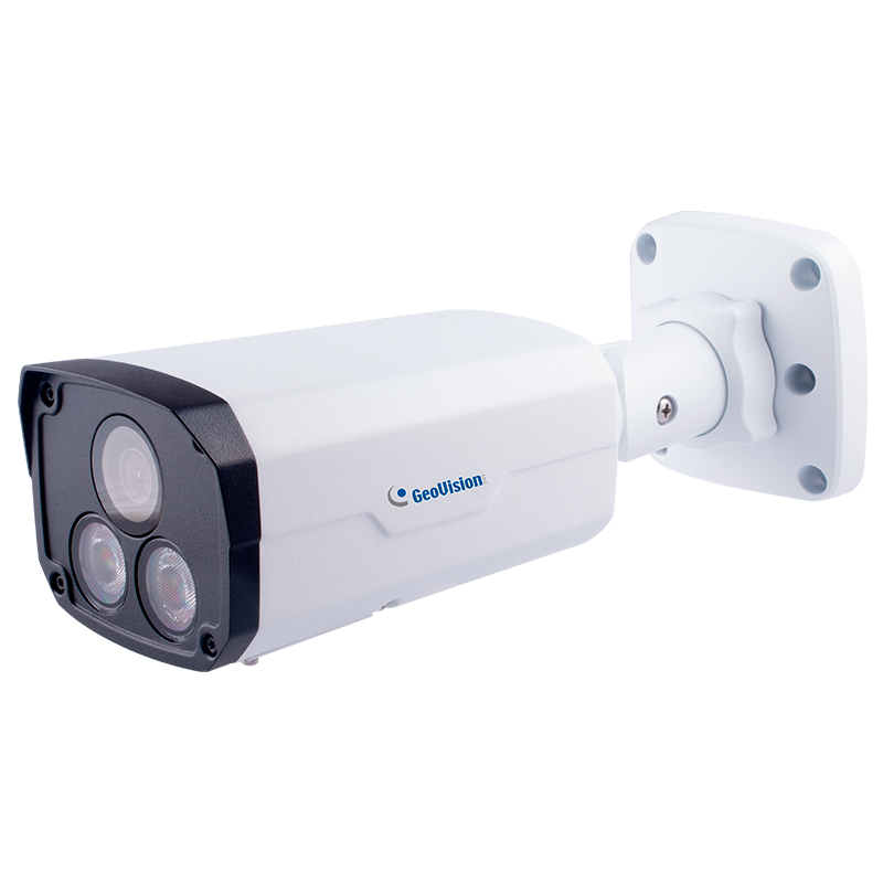 Cámara Bullet IP GEOVISION™ GV-BLFC5800 de 5MPx 4mm con IR 30m (+Audio y Alarma)//GEOVISION™ GV-BLFC5800 de 5MPx 4mm IP Bullet Camera with IR 30m (+Audio & Alarm)