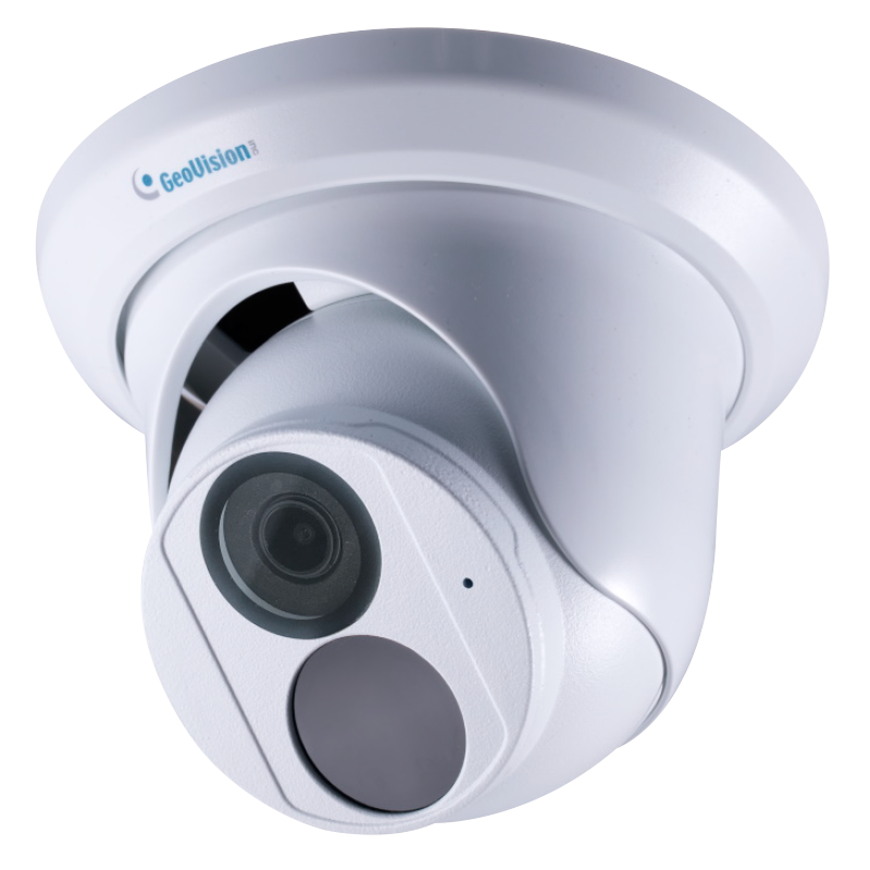 Minidomo IP GEOVISION™ GV-EBD8800 de 8MPx 2.8mm con IR 30m//GEOVISION™ GV-EBD8800 with 8MPx 2.8mm + IR 30m IP Mini Dome