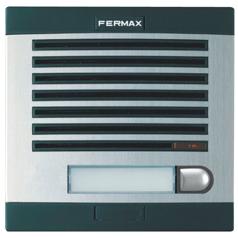 Placa de Audio FERMAX® CITY™ Classic 1 AP 101 (4+N) - 1 Pulsador//FERMAX® CITY™ Classic 1 AP 101 Audio Entry Panel (4+N) - 1 Push Button