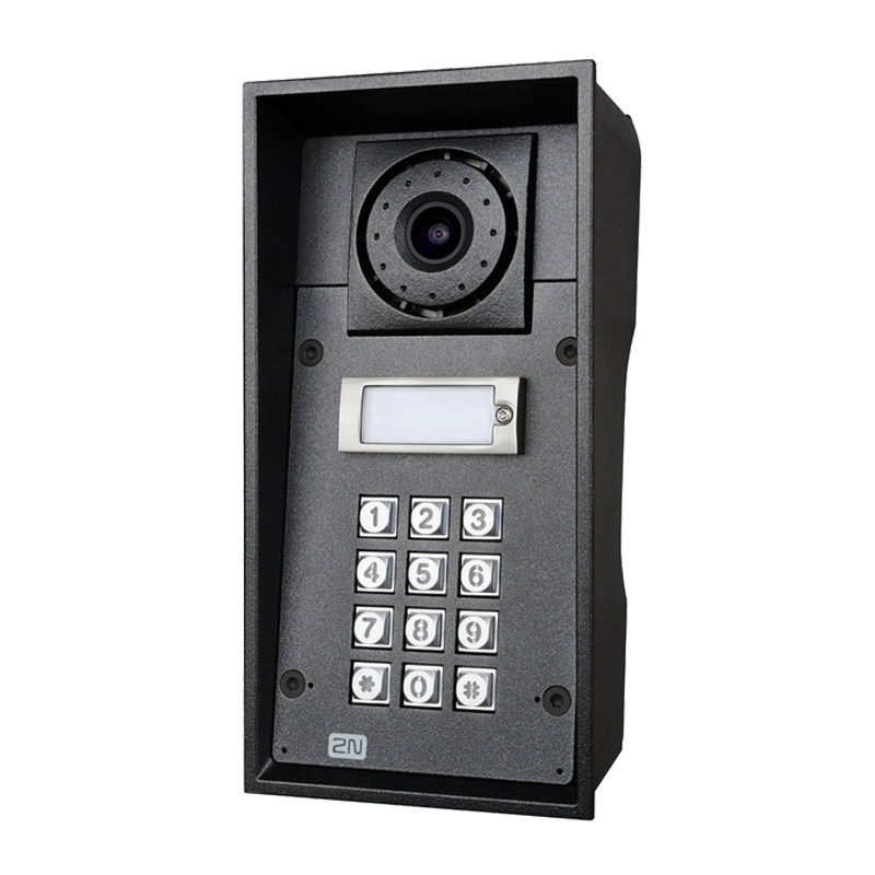 Video-Interfono 2N® Helios IP Force™ 1 Botón y Teclado//1 Button 2N® Helios IP Force™ Video-Audio Station with KBD.