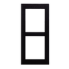 Marco de Instalación en Superficie 2N® para 2 Módulos Negro//2N® Surface Installation Frame for 2 Black Modules