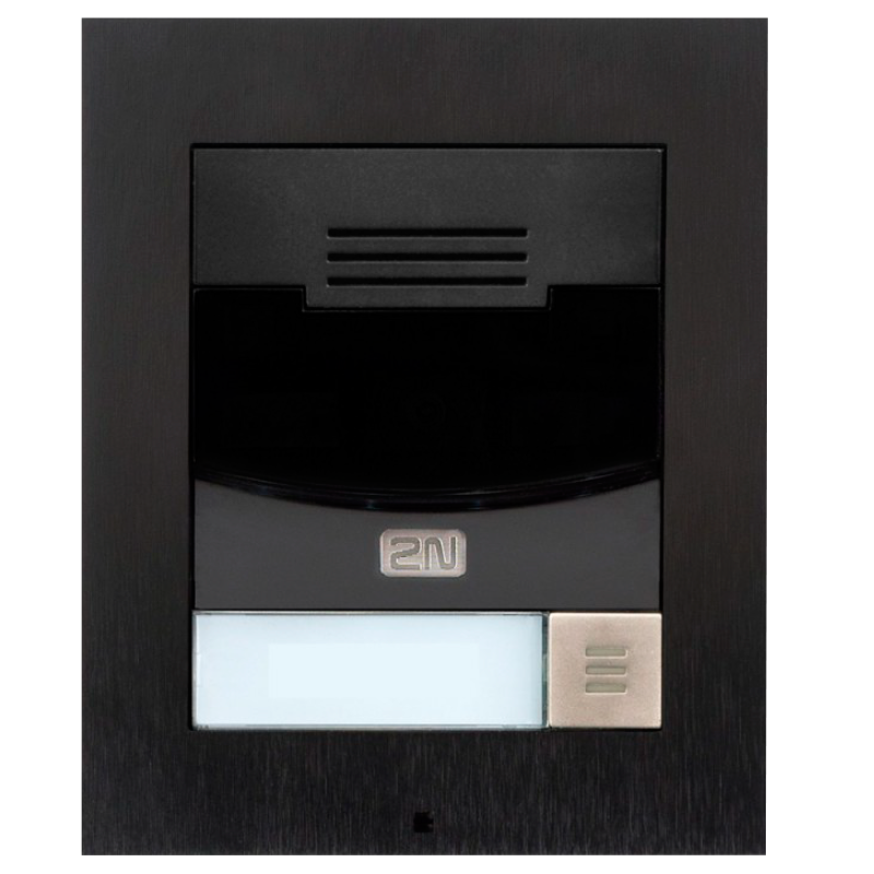 Video-Portero 2N® IP SOLO™ - Negro (Superficie)//2N® IP SOLO™ Video Doorphone - Black (Surface)