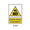 Placa de Aviso de Peligro Tipo 1 (Lámina - Clase A)//Warning & Danger Signboard Type 1 (Plastic Sheet - Class A)