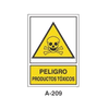 Placa de Aviso de Peligro Tipo 1 (Lámina - Clase A)//Warning & Danger Signboard Type 1 (Plastic Sheet - Class A)