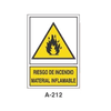 Placa de Aviso de Peligro Tipo 1 (Placa - Clase B)//Warning & Danger Signboard Type 1 (Plastic Sheet - Class B)