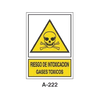 Placa de Aviso de Peligro Tipo 1 (Lámina - Clase A)//Warning & Danger Signboard Type 1 (Plastic Sheet - Class A)