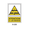 Placa de Aviso de Peligro Tipo 1 (Lámina - Clase A)//Warning & Danger Signboard Type 1 (Plastic Sheet - Class A)