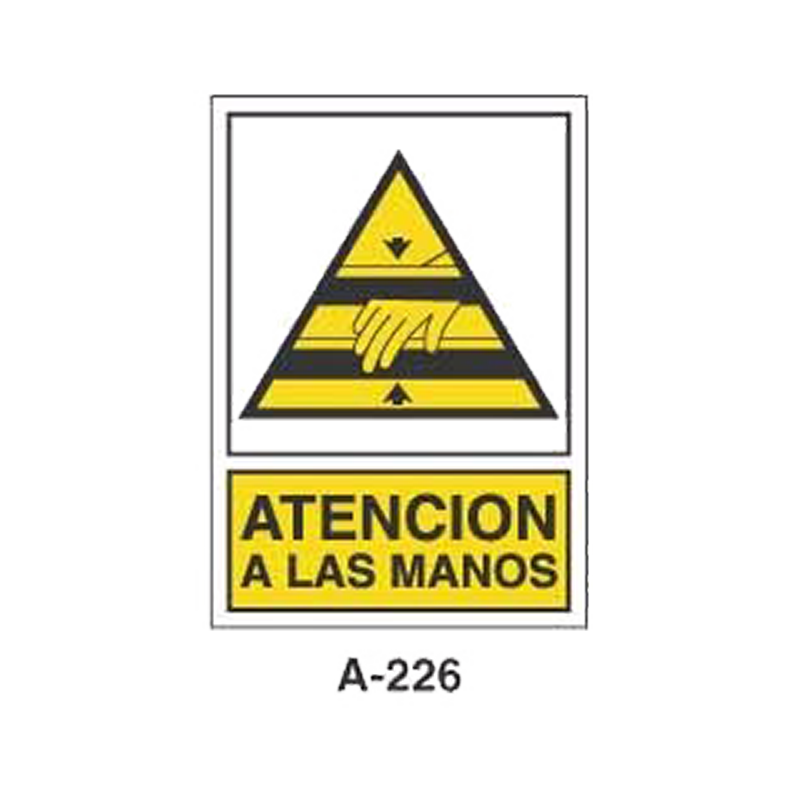 Placa de Aviso de Peligro Tipo 1 (Placa - Clase B)//Warning & Danger Signboard Type 1 (Plastic Sheet - Class B)