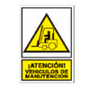 Placa de Aviso de Peligro Tipo 1 (Lámina - Clase A)//Warning & Danger Signboard Type 1 (Plastic Sheet - Class A)