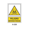 Placa de Aviso de Peligro Tipo 1 (Lámina - Clase A)//Warning & Danger Signboard Type 1 (Plastic Sheet - Class A)