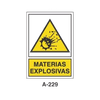 Placa de Aviso de Peligro Tipo 1 (Lámina - Clase A)//Warning & Danger Signboard Type 1 (Plastic Sheet - Class A)