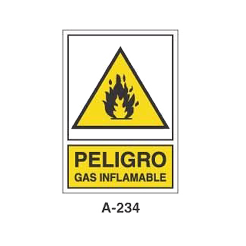 Placa de Aviso de Peligro Tipo 1 (Lámina - Clase A)//Warning & Danger Signboard Type 1 (Plastic Sheet - Class A)