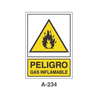 Placa de Aviso de Peligro Tipo 1 (Lámina - Clase A)//Warning & Danger Signboard Type 1 (Plastic Sheet - Class A)