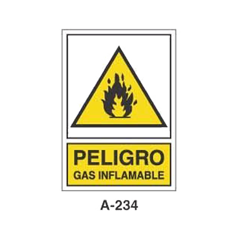 Placa de Aviso de Peligro Tipo 1 (Placa - Clase B)//Warning & Danger Signboard Type 1 (Plastic Sheet - Class B)