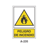 Placa de Aviso de Peligro Tipo 1 (Lámina - Clase A)//Warning & Danger Signboard Type 1 (Plastic Sheet - Class A)