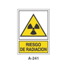 Placa de Aviso de Peligro Tipo 2 (Placa - Clase B)//Warning & Danger Signboard Type 2 (Plastic Sheet - Class B)