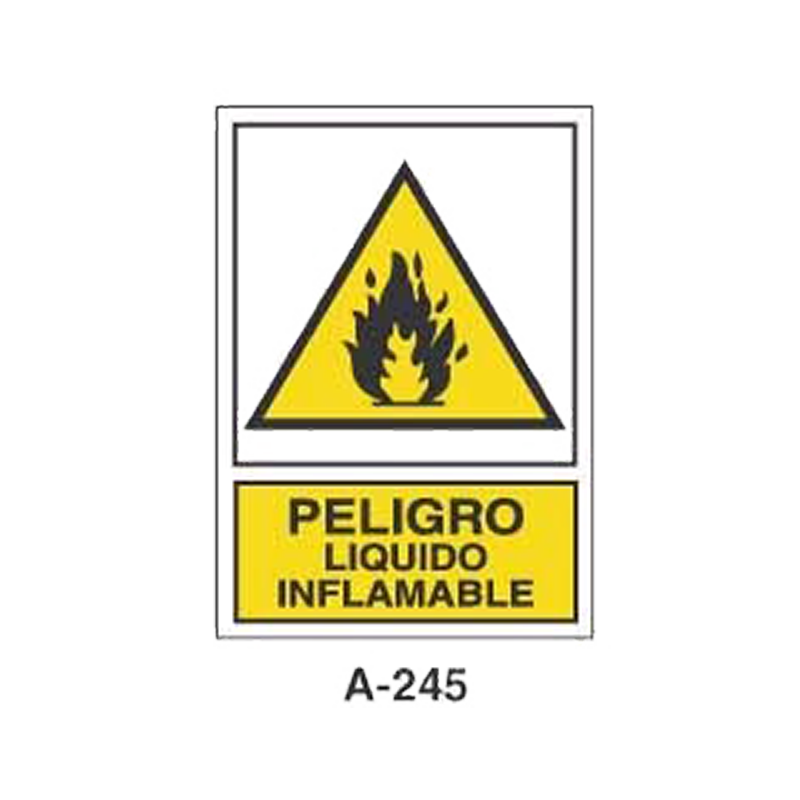 Placa de Aviso de Peligro Tipo 2 (Placa - Clase B)//Warning & Danger Signboard Type 2 (Plastic Sheet - Class B)